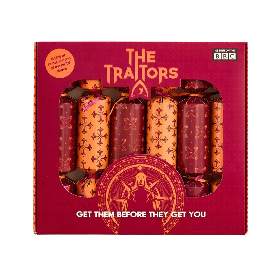 the traitors Christmas crackers