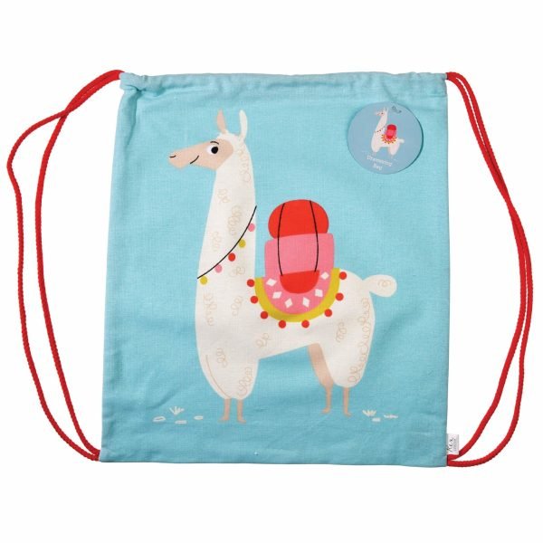 Dolly Llama drawstring bag