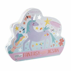 Floss and Rock 80pc Fantasy Fairy Unicorn Jigsaw Puzzle in box