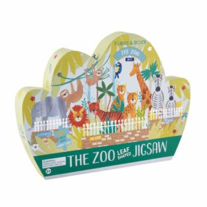 Floss and Rock 80pc Jungle Zoo Jigsaw Puzzle in box