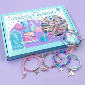 children's bracelet making party kit