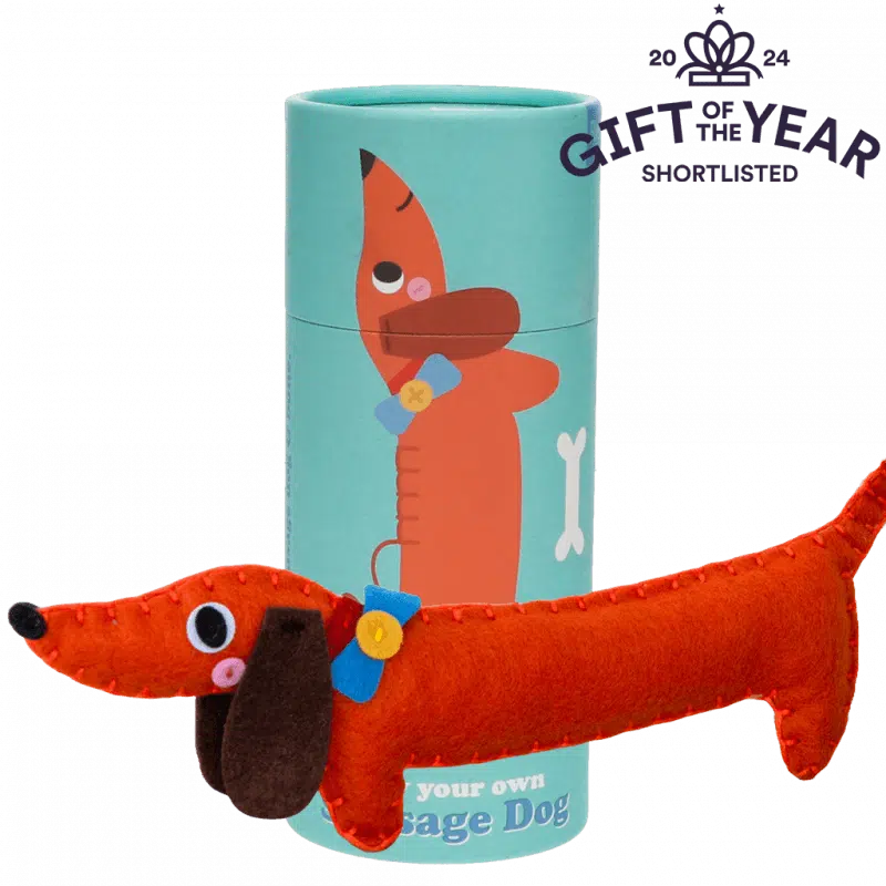 30239-felt-craft-kit-sausage-dog-award-2024 Felt craft kit - Sew your own sausage dog