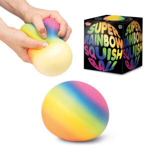 Scrunchems Super Rainbow Squish Ball colourful sensory toy for children