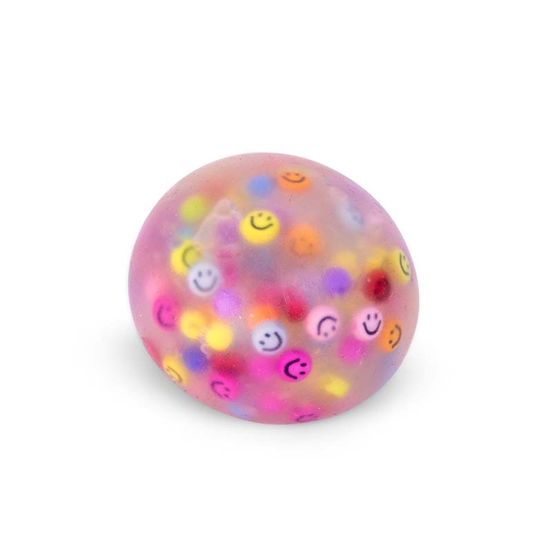 smiley face squish ball
