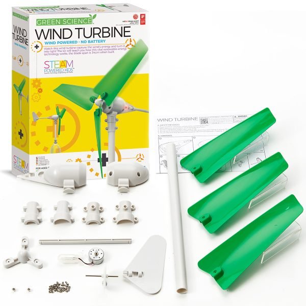 contents of wind turbine science kit