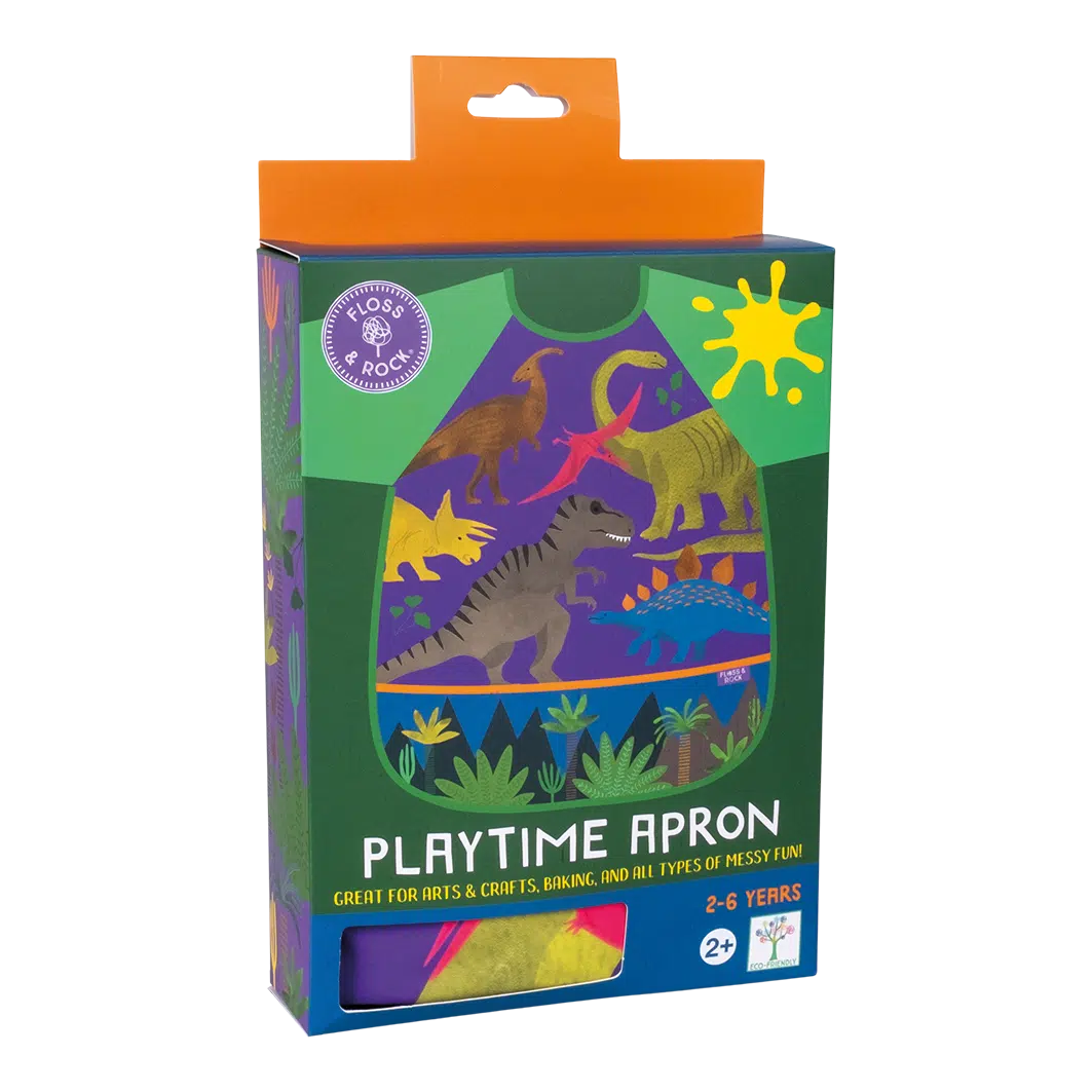 Floss & Rock Playtime Apron Dinosaur
