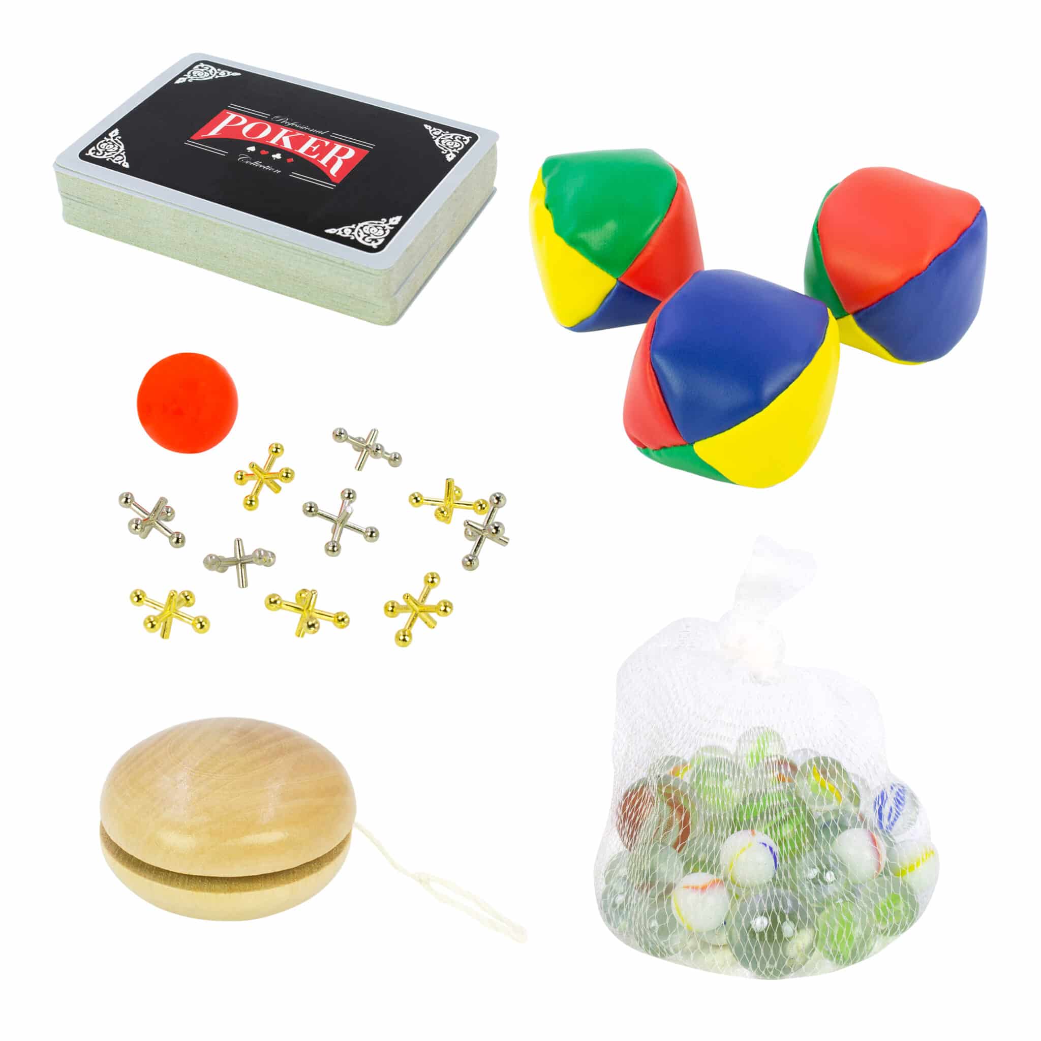 5 classic games Items, metal tin inc