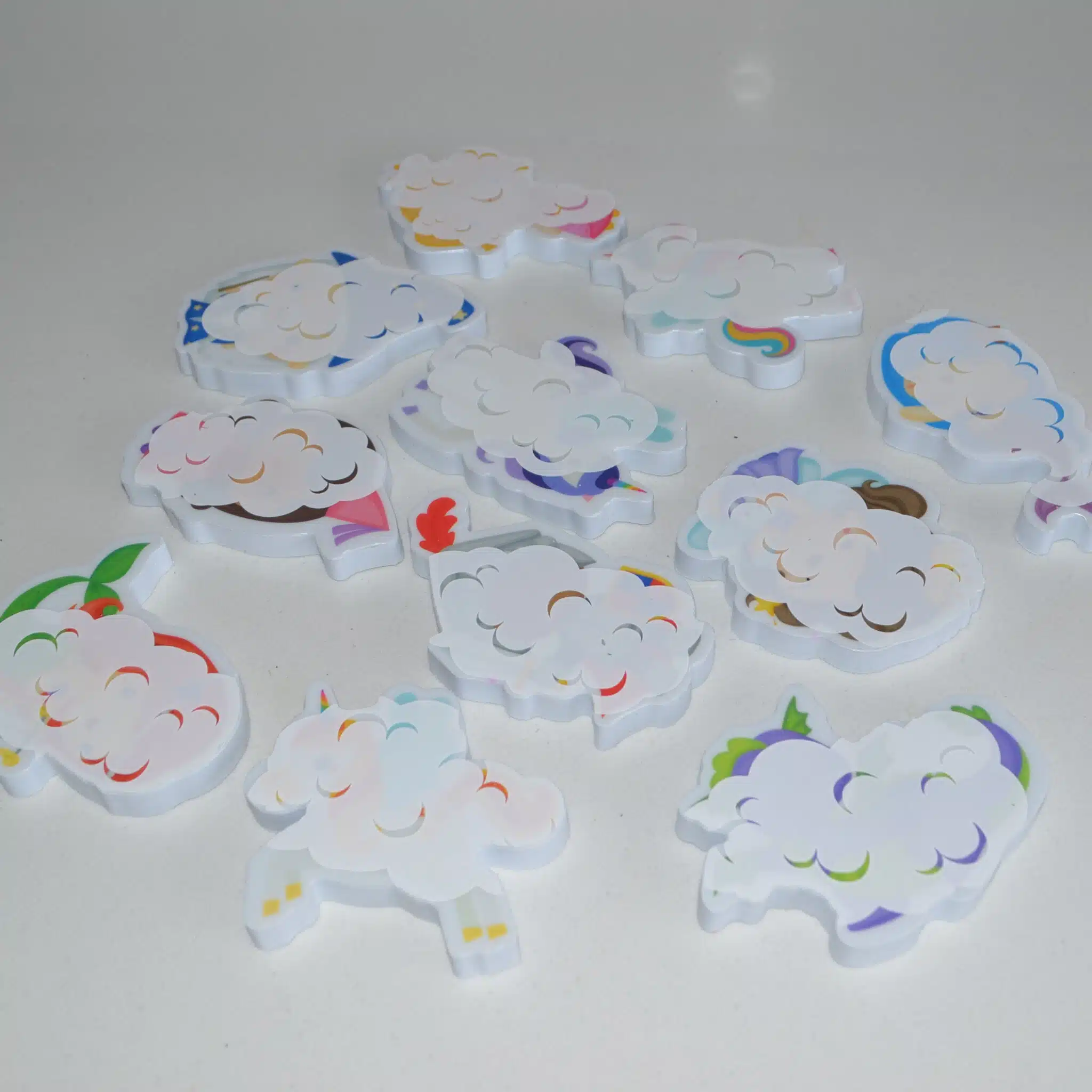colour changing bath stickers magical creatures
