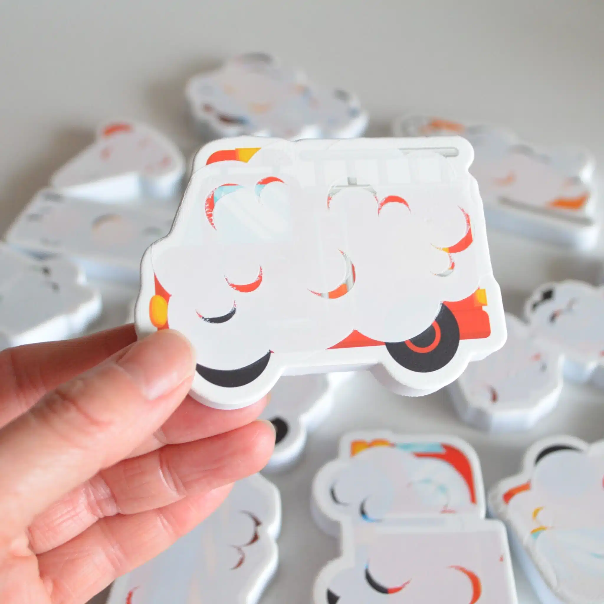 colour changing bath stickers mucky trucks