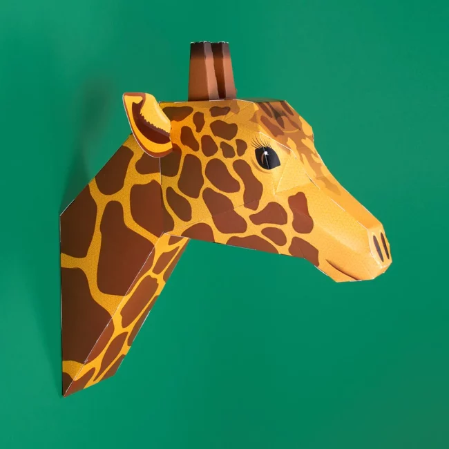 create your own gentle giraffe head