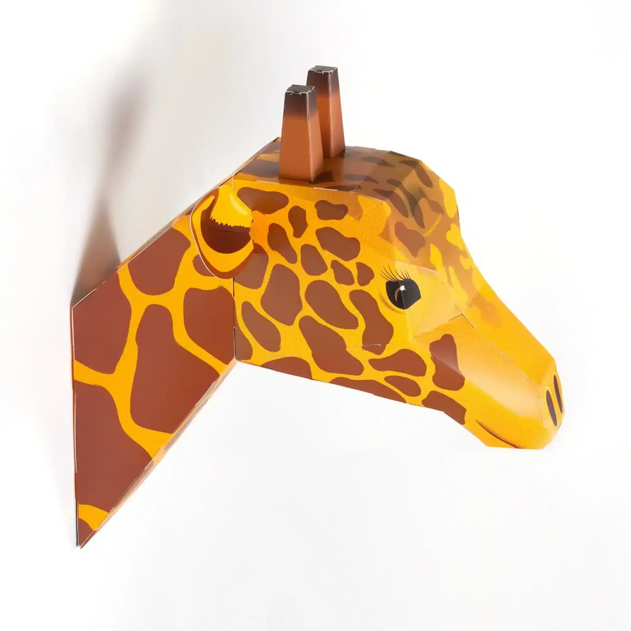 GIRAFFESIDE-WHT clockwork solder giraffe head
