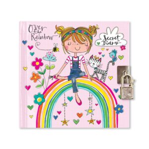 lockable secret diary over the rainbow