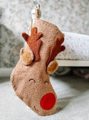 sass and belle rudolph stocking