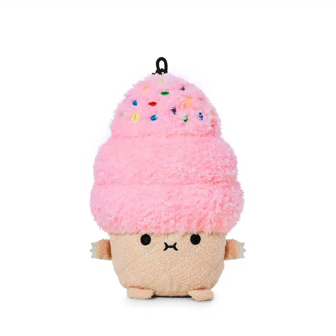 noodoll Ricecream Strawberry Mini Sitting Plush Toy