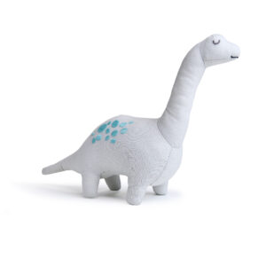 threadbear design bronty linen dinosaur toy