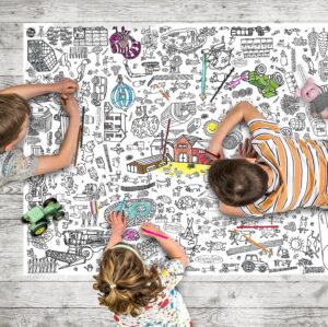 colour in table cloth farm