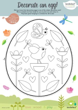 Decorate an Egg Printable