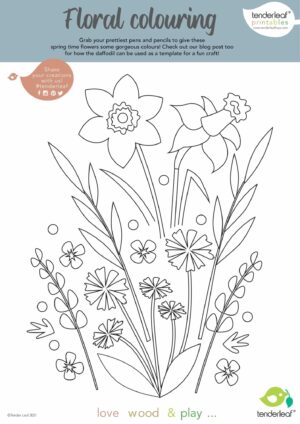 My Botanical Press Spring Craft Printable