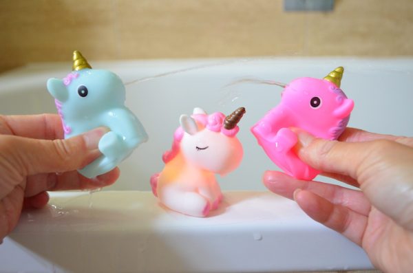 unicorn bath squirters