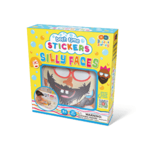 bath time stickers silly faces