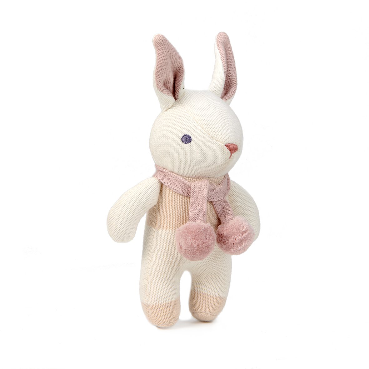 cream bunny rattle