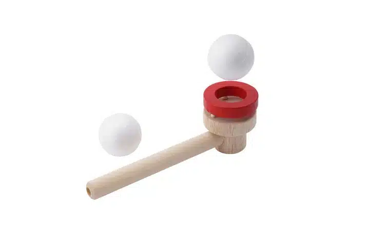 floating ball_GB06209_1 wooden floating blow pipe with balls in gift box