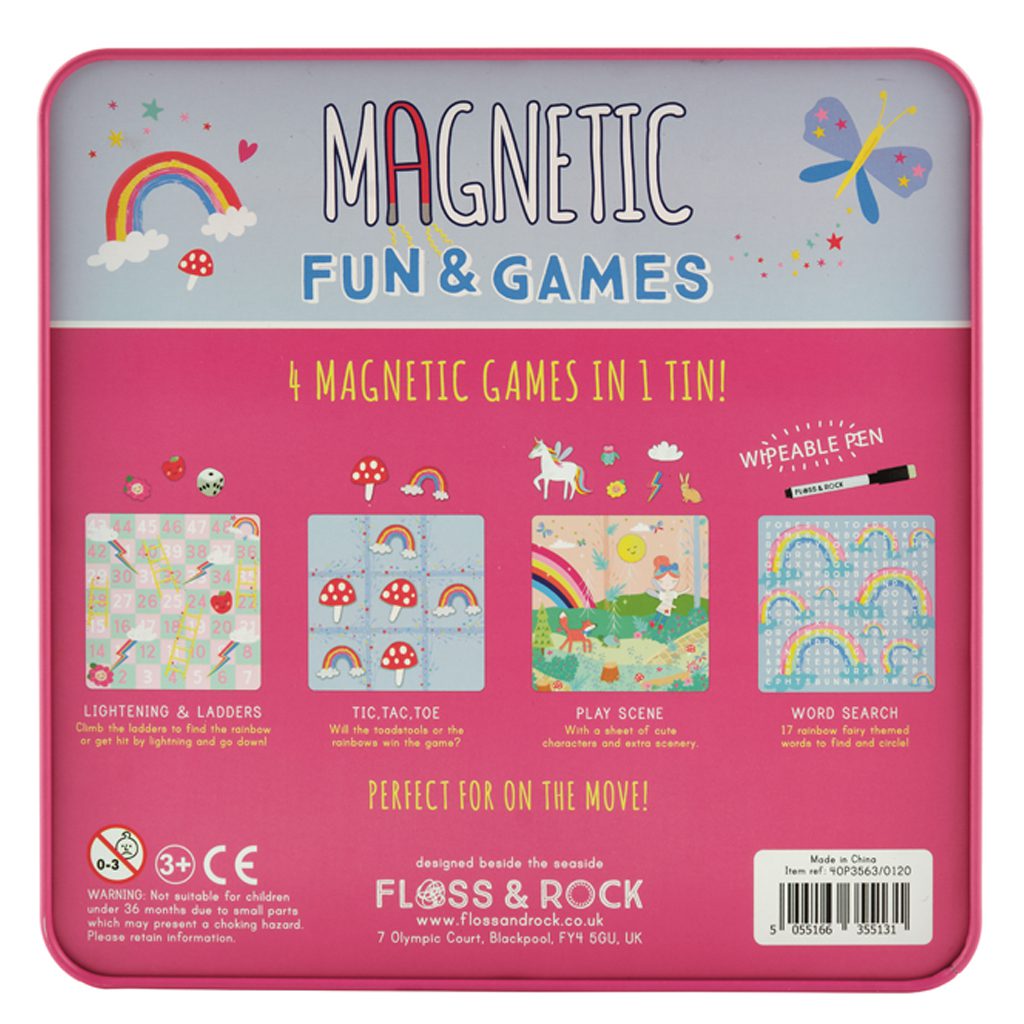 magnetic travel games rainbow fairy