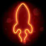 Rocket Neon Light