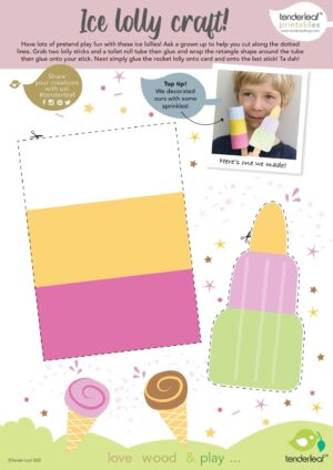 Ice Cream Craft Printable