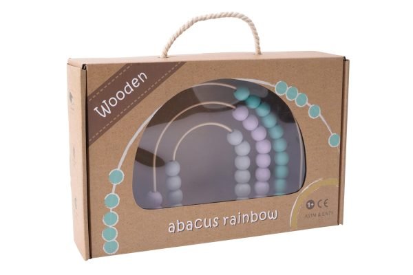 wooden abacus in box